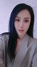 LILY春新款女裝時尚純色通勤款復(fù)古雙排扣干練洋氣西裝外套女 322灰綠 L 曬單實拍圖
