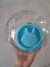 寵尚天 倉鼠玩具跑球跑輪滾輪運動(dòng)球支架龍貓金絲熊松鼠用品滾球 風(fēng)火輪水晶跑球藍 - 20cm + 繩子 曬單實(shí)拍圖