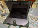 倍晶適用macbookM1Pro13蘋(píng)果air13.3電腦包筆記本M2Pro手提保護皮套 墨綠色 M1Air13.3英寸 A2337 曬單實(shí)拍圖