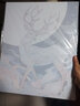 佳彩天顏敦煌七色鹿diy數字油畫(huà)卡通治愈手工涂鴉畫(huà)丙烯填色裝飾擺件掛畫(huà) ET99594-敦煌七色鹿4 40*50帶內框2.5cm厚（彩板） 曬單實(shí)拍圖