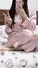 莫代爾冰絲睡衣女2025新款春夏季小香風(fēng)感外穿法式空調房家居服套裝 MRY-0674長(cháng)袖長(cháng)褲-粉色-普通款 M 建議80-98斤 曬單實(shí)拍圖