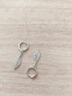 祥盛欣新款足銀s990銀樹(shù)葉耳環(huán)女輕奢ins葉子耳墜高級感氣質(zhì)送女友老婆 銀色 曬單實(shí)拍圖