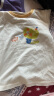 巴拉巴拉婴儿t恤宝宝打底衫女童上衣男短袖2024新款夏季全棉可爱 象牙白10402 90cm 实拍图