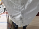 杰克·瓊斯（JACK&JONES）男裝七分袖襯衫男潮流外穿內(nèi)搭休閑純棉襯衣長兩穿春秋衣服 C42 淺藍灰 常規(guī) C42 淺藍灰 M 175 曬單實拍圖