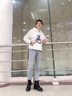 奇策（QICE）靴子男英倫1460高幫鞋真皮馬丁靴潮男女同款情侶鞋復古工裝靴中筒 黑色 35 曬單實拍圖