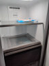 海尔（Haier）立式冰柜家用 新一级节能风冷无霜抽屉式小冷柜 零下30℃鲜活保湿深冷速冻海鲜冷冻柜冷藏小冰箱 一级双变频+彩晶玻璃门板+黑金净化| 210L 实拍图