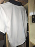 川崎（KAWASAKI）【2件套】羽毛球服夏季短款上衣休閑翻領(lǐng)運動(dòng)文化衫裙子套裝 女款翻領(lǐng)短袖 K1C02-B2996 白色 M 曬單實(shí)拍圖