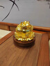 錦呈祥全銅金蟾擺件三足蟾蜍招財(cái)納福轉(zhuǎn)運(yùn)辦公室前臺(tái)桌面擺設(shè)喬遷開業(yè) 中號(hào)鎏金金蟾 曬單實(shí)拍圖
