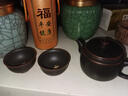 覓陶欽州坭興陶茶壺漢瓦壺王平純手工制浮雕龍泡茶壺精品功夫茶具套裝 光素漢瓦一壺兩杯 曬單實(shí)拍圖
