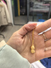 周六福（ZLF）  黃金吊墜男女款足金十二生肖抱財吉祥物掛墜 定價 財福萌蛇-1.45g 曬單實拍圖