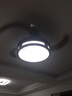 TCL照明吊扇電風(fēng)扇新中式客廳餐廳臥室LED隱形燈飾辦公室別墅復(fù)古 竹報平安-42寸三色變光36w帶遙控 曬單實拍圖
