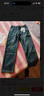 森馬（Semir）牛仔褲女冬加絨做舊長褲女生保暖顯腿長ins潮直筒褲103724124011 曬單實(shí)拍圖