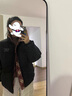 棉致美式復(fù)古立領(lǐng)撞色棉服女冬季新款加厚面包服羽棉襖絨服棉衣外套 黑色【S555高品質(zhì)】 L 120-145斤 曬單實(shí)拍圖