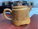桌匠鑄正宗高溫段泥柴燒金鐘壺家用全純手工紫砂壺功夫泡茶壺禮品 柴燒金鐘壺(容量:270毫升) 曬單實(shí)拍圖