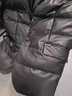 皮爾卡丹（pierre cardin）冬季輕薄羽絨服男士潮牌亮皮西裝領(lǐng)商務(wù)休閑短款修身外套上衣男 黑色 M 曬單實(shí)拍圖
