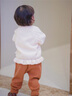 幼歌（YOUGE） 男女寶寶簡(jiǎn)約百搭毛線(xiàn)褲秋季新款保暖長(cháng)褲翻邊收口褲子 方糖棕 80 cm 曬單實(shí)拍圖