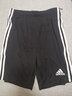 adidas男大童速干舒適三條紋足球運(yùn)動(dòng)短褲兒童夏季阿迪達(dá)斯官方   黑色/白   164 曬單實(shí)拍圖