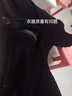 羅蒙（ROMON）秋冬款燈芯絨男褲冬季男士休閑褲加絨加厚條絨褲修身小腳長(zhǎng)褲子男 黑色款 加絨 32 二尺五 曬單實(shí)拍圖
