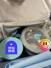 YOUBOS 316不銹鋼湯碗帶蓋小學生專用寶寶兒童防摔防燙飯碗飯盒 316湯碗五件套蘭迪藍+豪華禮包 曬單實拍圖
