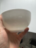 浩雅釉下彩景德镇骨瓷餐具套装家用4.5英寸米饭碗陶瓷碗6只装纯白 实拍图