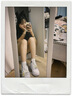耐克（NIKE）Air Force 1 AF1空軍一號 全白黑武士經典款男女情侶休閑運動板鞋 DD8959-100 38.5 曬單實拍圖