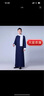 相聲服大褂演出服民國(guó)風(fēng)五四青年裝男長(zhǎng)衫長(zhǎng)袍唐裝馬褂班級(jí)合唱服 藏青色 175 曬單實(shí)拍圖