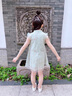 FNJ KIDS童裝女童旗袍連衣裙2025夏季中國風寶寶網(wǎng)紗裙子 米色 110 cm (建議身高100-110cm) 曬單實拍圖
