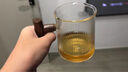 容山堂木把玻璃杯過(guò)濾內膽花茶紅茶泡茶杯個(gè)人帶蓋辦公杯加熱底座茶具 雅金恒溫底座+豎紋玻璃杯 曬單實(shí)拍圖