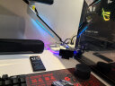 Brateck北弧 显示器支架 显示器底座 电脑架 RGB灯光电竞显示器支架臂 17-34英寸 E700云岩白 实拍图
