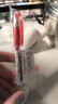 百樂(lè )（PILOT）G3中性筆簽字筆刷題走珠筆手帳筆商務(wù)筆順滑高顏值辦公用品文具子彈頭BL-G3-38 0.38mm紅色單支裝 曬單實(shí)拍圖