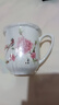 九樓閣 景德鎮(zhèn)青花骨瓷有手柄帶蓋茶杯陶瓷會議杯400ml 竹子 不帶禮盒 曬單實(shí)拍圖