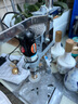 民溪酒瓶切割工具小型多功能電動(dòng)陶瓷玻璃瓶子花瓶花盆打孔神器打磨機(jī) 電磨機(jī)+耗材包（無支架） 曬單實(shí)拍圖