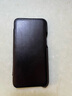 MRPYE適用蘋果iphone16pro max真皮15手機(jī)殼14磁吸翻蓋13商務(wù)12保護(hù)套全包防摔時(shí)尚高檔 頭層牛皮，翻蓋曲面復(fù)古黑 6.7英寸蘋果12pro max 曬單實(shí)拍圖