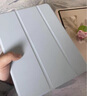 恒壕貼 適用iPad mini2/3/1保護套7.9英寸蘋(píng)果平板電腦迷你第2代保護殼三折防摔智能休眠皮套 白冰藍【智能休眠皮套】配觸屏筆 ipad mini2/3/1【7.9英寸】 曬單實(shí)拍圖