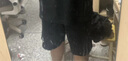 耐克（NIKE）男子寬松學(xué)院風(fēng)法式毛圈復古灰色訓練健身跑步運動(dòng)短褲休閑五分褲 DX0767-010 L 曬單實(shí)拍圖