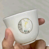 豹霖德化羊脂玉茶具功夫套裝中式輕奢茶盞茶杯辦公室白瓷茶壺蓋碗套組 羊脂玉-蓋碗-中式窗花 10頭 曬單實拍圖