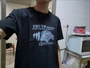 拓路者（Pioneer Camp）新疆棉短袖t恤男夏季圓領(lǐng)打底衫寬松上衣大碼重磅純棉中青年半袖 深藍色 XL 曬單實(shí)拍圖
