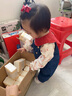 幼悠女童立體耳朵娃娃翻領(lǐng)襯衫秋季童趣可愛卡通印花休閑娃娃衫潮 娃娃衫紅色（Q3530-1) 80cm 曬單實拍圖