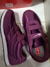雙星八特老人鞋女春秋季媽媽鞋中老年軟底輕便運動(dòng)鞋男休閑旅游健步鞋子 紫色 39 曬單實(shí)拍圖