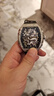 布加迪（BONEST GATTI）手表情人節(jié)禮物送男友德國手表全自動鏤空機(jī)械表男士腕表龍年限定 5605-A1銀殼銀面銀龍?zhí)貏e版 曬單實拍圖