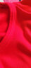 红豆内衣男士秋衣秋裤纯棉套装圆领棉毛衫薄款打底保暖内衣591 大红 180/105 实拍图