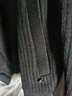 Navigare意大利小帆船抗菌針織衫男士春季半高領(lǐng)保暖開衫休閑彈力通勤毛衣 暗夜黑 L 碼 曬單實拍圖