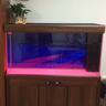 漢霸 超白玻璃魚(yú)缸生態(tài)底濾客廳大型家用智能金魚(yú)缸水族箱2025新款 柚木色 靠墻1.18米X52cm寬X160cm高 曬單實(shí)拍圖