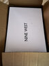 NINE WEST/玖熙牛漆皮革女單鞋優(yōu)雅方頭淺口粗跟通勤鞋NH434045FK杏色 35 曬單實拍圖