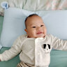 艾茵美（oinme）生物基記憶棉幼兒童枕頭純棉環(huán)保一-10歲整嬰兒安撫專(zhuān)用 T1-精梳棉絲光粉【3個(gè)月-1歲】0壓生物基 曬單實(shí)拍圖