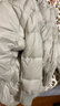 艾萊依長(cháng)款羽絨服女款氣質(zhì)收腰顯瘦時(shí)尚大翻領(lǐng)保暖冬外套  銀松灰S 曬單實(shí)拍圖