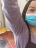 歌米拉 針織衫女開(kāi)衫春秋毛衫女年新款設計感外搭寬松短款外套毛衣女 香芋紫 L 曬單實(shí)拍圖