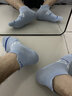 JKN襪子冬季男短襪厚100%純棉抑菌防臭運動(dòng)透氣吸汗防臭抑菌船襪跑步 護后跟短襪A組- 5雙 曬單實(shí)拍圖