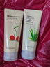 菲詩小鋪（The Face Shop）草本洗面奶補(bǔ)水保濕清潔泡沫潔面膏 水蜜桃170ml 曬單實(shí)拍圖