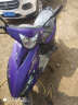 杰帆（JF）踏板摩托车125cc鬼火一代摩托车外卖踏板车燃油车助力车可上牌 紫色 标准款 实拍图